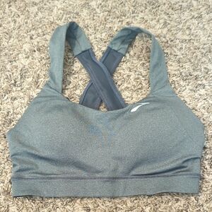Brooks XS/S Medium Support Crossback Women's Gray Sports Bra